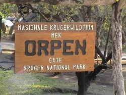 Entry to Kruger National Park